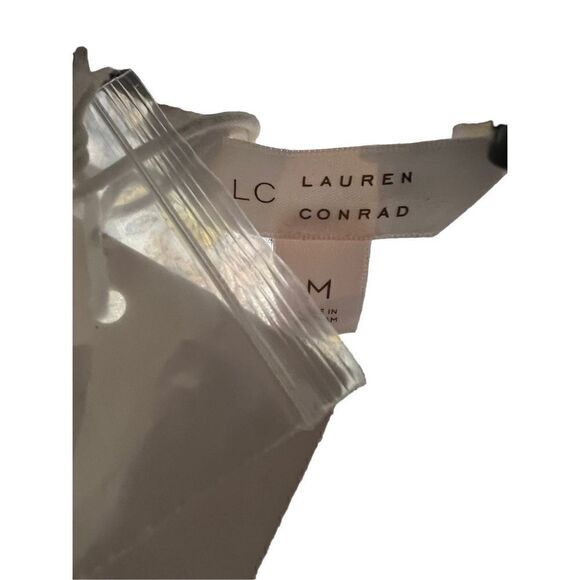 Lauren Conrad Women’s Dress Floral Blue & Pink with Belt SZ M NWT - Picture 9 of 11